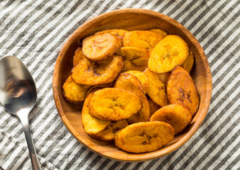 Spicy baked plantain made on the African Flavours cooking class at COOK! with the Vegetarian Society